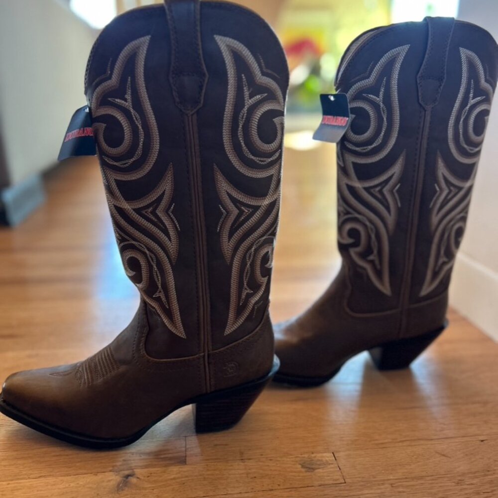 NEW w/Tags Crush‎ by Durango Women's Milk Chocolate Western Boot $65 Size 6.5 - Picture 12 of 14
